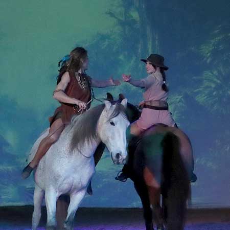 Zagal Cabaret Spectacle repas équestre et voltige La Palmyre Charente Maritime Nouvelle Aquitaine