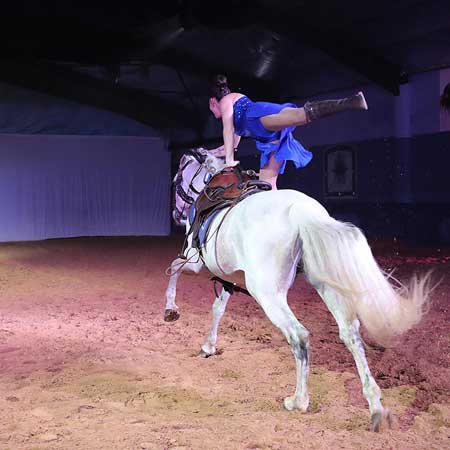 Zagal Cabaret Spectacle repas équestre et voltige La Palmyre Charente Maritime Nouvelle Aquitaine
