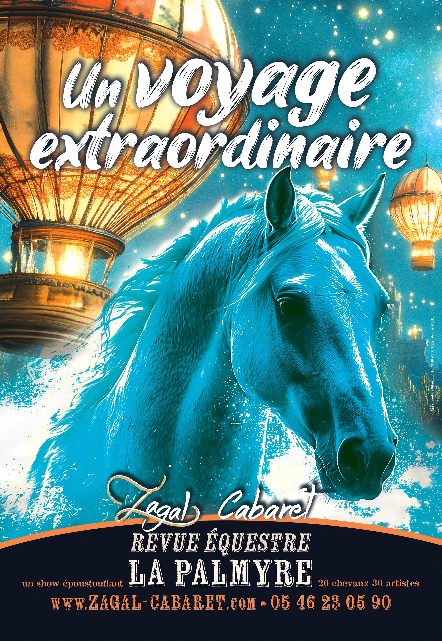 2026 Zagal Cabaret Spectacle repas équestre et voltige La Palmyre Charente Maritime Nouvelle Aquitaine